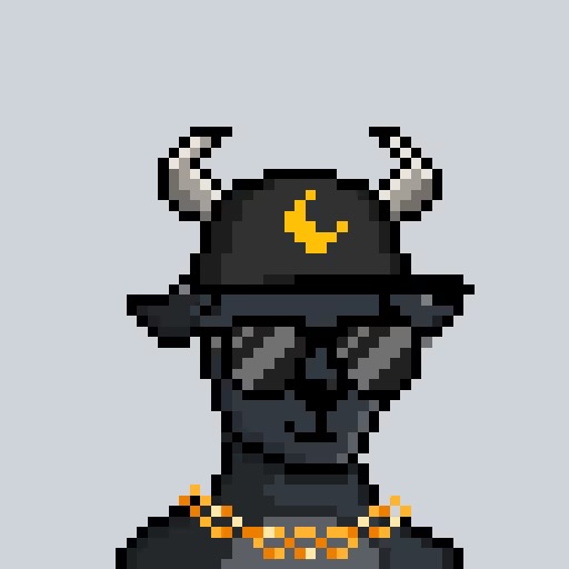 Hash Goat pixel artwork in a black cap